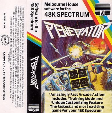 Penetrator box art for ZX Spectrum